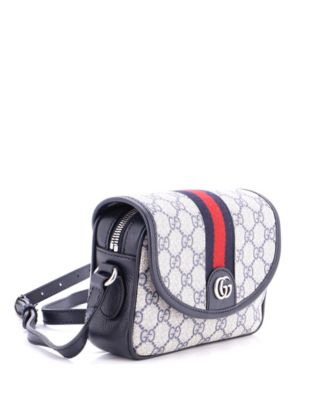 Mini Ophidia Flap Shoulder Bag GG Coated Canvas