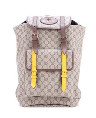 Large Courrier Soft Backpack GG Coated Canvas