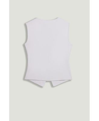 Women's Embellished Sleeveless Knit Top