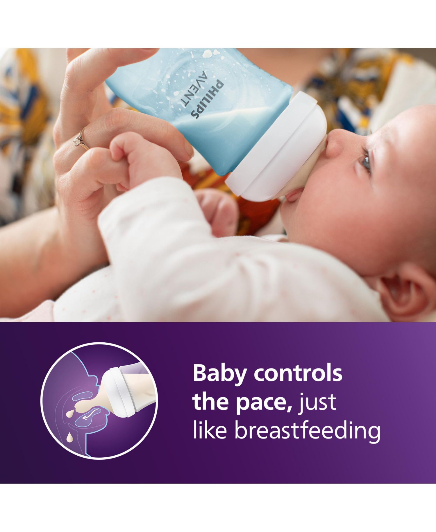 Baby Philips Natural Baby Bottles 3 Piece , 9oz
