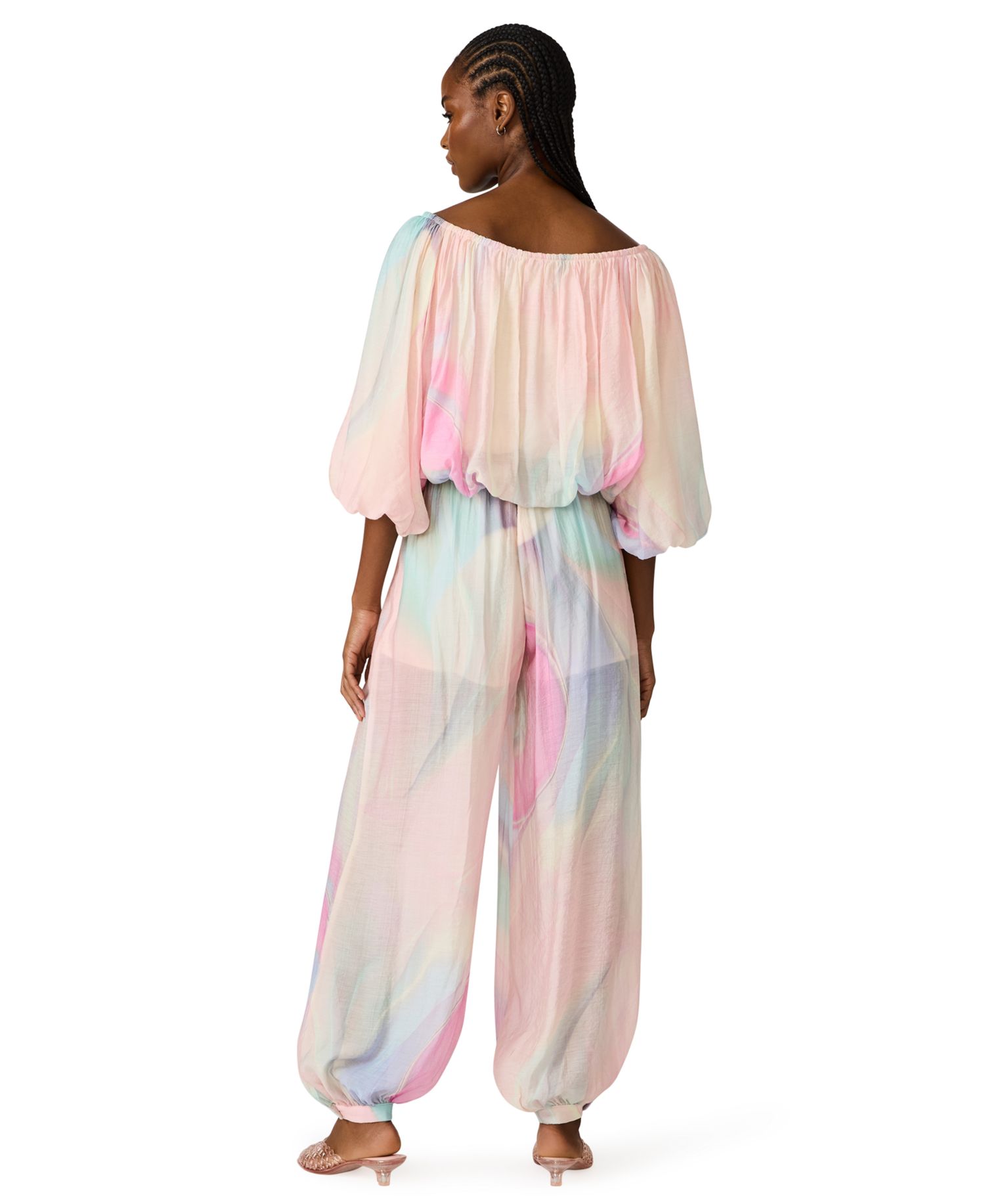Women's Mid-Rise Balloon Pants