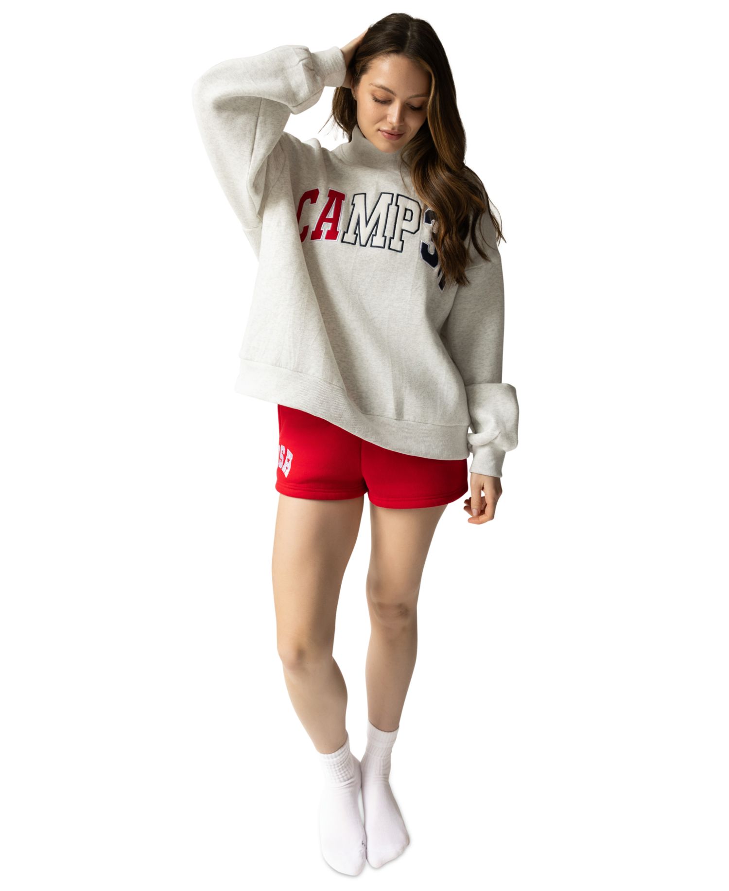 Women's Mock Neck Sweatshirt