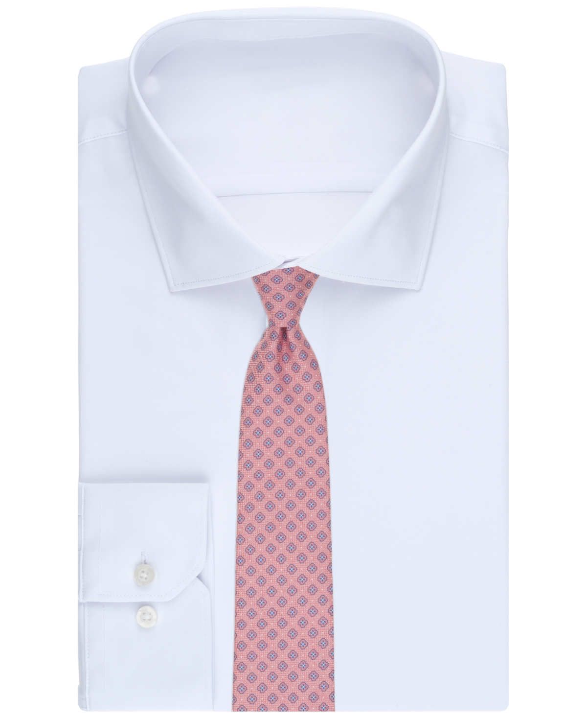 Club Room Men's Neat Floral Pattern Tie, Macy's Exclusive