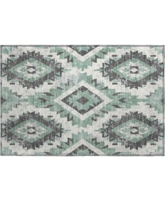 Mayfield Machine Washable AMF1878 1'8" x 2'6" Area Rug