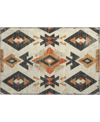 Mayfield Machine Washable AMF1882 1'8" x 2'6" Area Rug