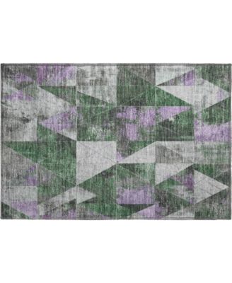 Mayfield Machine Washable AMF1888 1'8" x 2'6" Area Rug