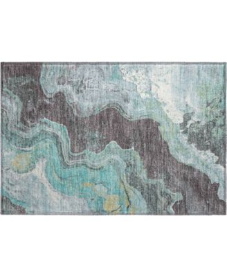 Mayfield Machine Washable AMF1907 1'8" x 2'6" Area Rug
