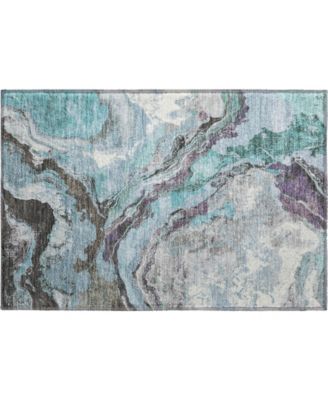 Mayfield Machine Washable AMF1908 1'8" x 2'6" Area Rug
