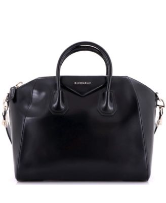 Medium Antigona Bag Glazed Leather