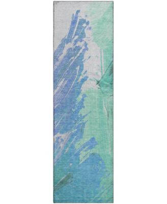 Mayfield Machine Washable AMF1843 2'3" x 7'6" Runner Area Rug