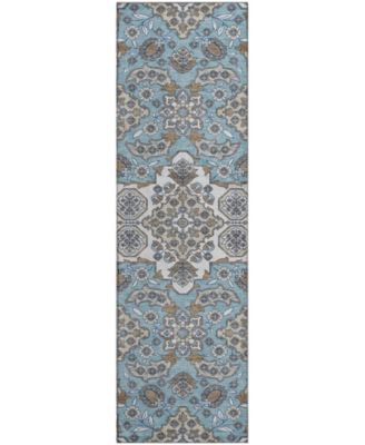 Mayfield Machine Washable AMF1853 2'3" x 7'6" Runner Area Rug