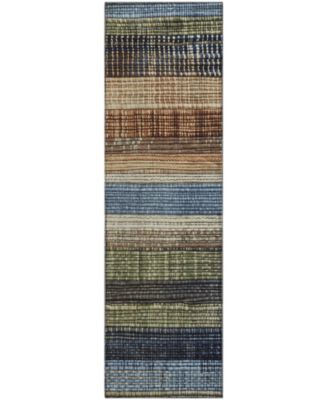 Mayfield Machine Washable AMF1873 2'3" x 7'6" Runner Area Rug