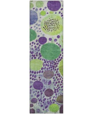 Mayfield Machine Washable AMF1895 2'3" x 7'6" Runner Area Rug