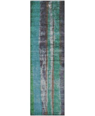Mayfield Machine Washable AMF1910 2'3" x 7'6" Runner Area Rug