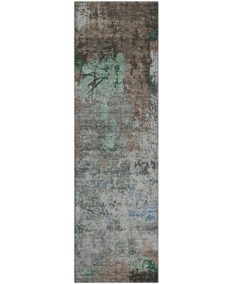Mayfield Machine Washable AMF1911 2'3" x 7'6" Runner Area Rug