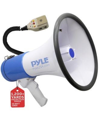 50W Rechargeable Megaphone PA Speaker System with Wired Microphone PMP59IR
