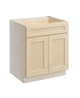 30" Single Base Cabinet with Full Overlay HDF Door and Dovetail Drawer