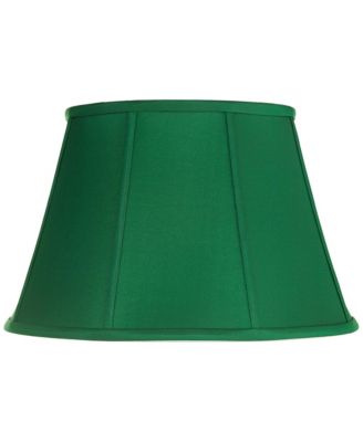 11" Top x 17" Bottom x 11" High x 11" Slant Lamp Shade Replacement Large Drum Empire Spider Harp Finial