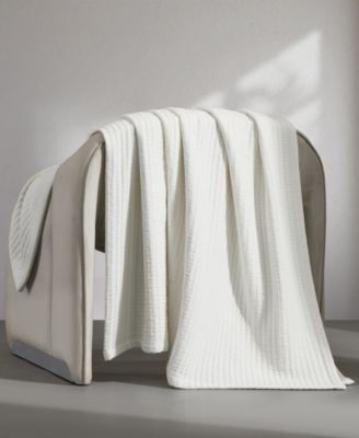 Subway Tile Cotton Matelasse Blanket, King