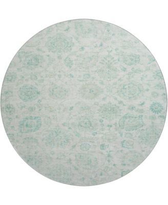 Mayfield Machine Washable AMF1833 8' x 8' Round Area Rug