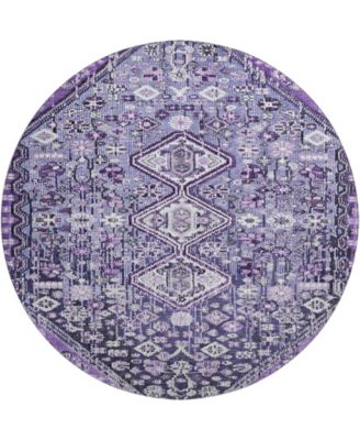 Mayfield Machine Washable AMF1834 8' x 8' Round Area Rug