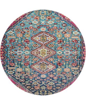 Mayfield Machine Washable AMF1834 8' x 8' Round Area Rug