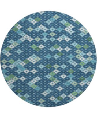 Mayfield Machine Washable AMF1837 8' x 8' Round Area Rug