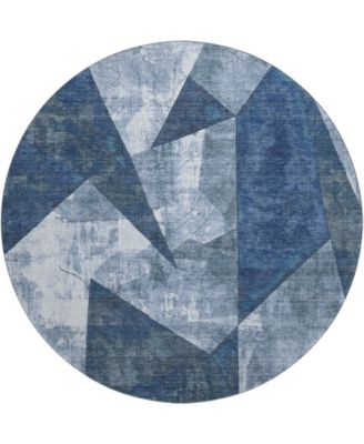 Mayfield Machine Washable AMF1838 8' x 8' Round Area Rug
