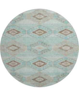 Mayfield Machine Washable AMF1857 8' x 8' Round Area Rug
