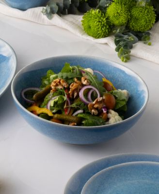 Colorwave Kiln Azure 64 oz. Round Vegetable Bowl