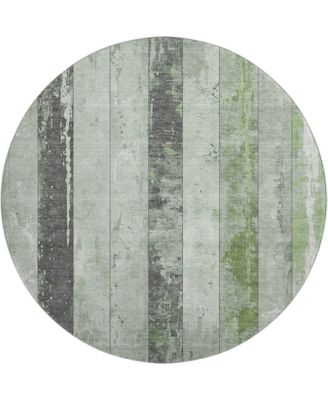 Mayfield Machine Washable AMF1868 8' x 8' Round Area Rug