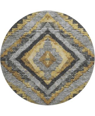 Mayfield Machine Washable AMF1890 8' x 8' Round Area Rug