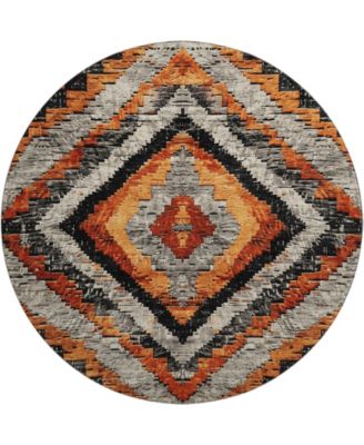 Mayfield Machine Washable AMF1890 8' x 8' Round Area Rug
