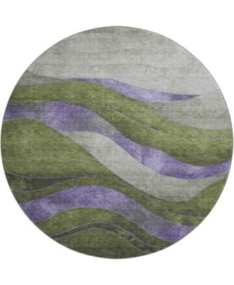Mayfield Machine Washable AMF1892 8' x 8' Round Area Rug