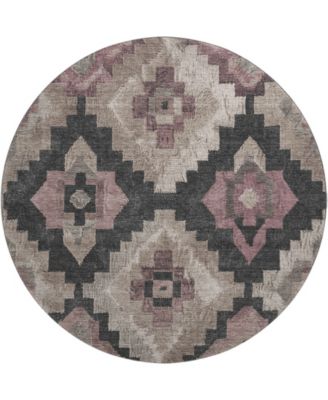 Mayfield Machine Washable AMF1894 8' x 8' Round Area Rug