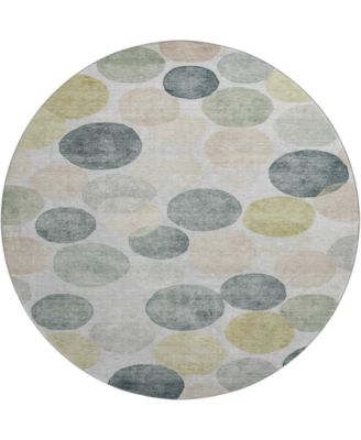 Mayfield Machine Washable AMF1898 8' x 8' Round Area Rug