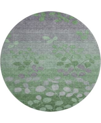 Mayfield Machine Washable AMF1900 8' x 8' Round Area Rug