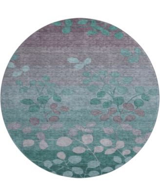 Mayfield Machine Washable AMF1900 8' x 8' Round Area Rug
