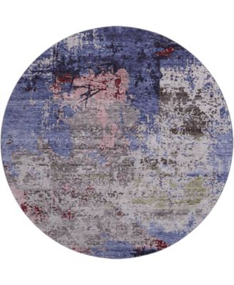 Mayfield Machine Washable AMF1911 8' x 8' Round Area Rug
