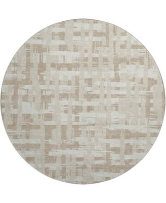 Mayfield Machine Washable AMF1849 8' x 8' Round Area Rug