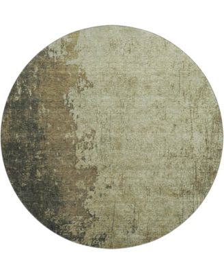 Mayfield Machine Washable AMF1904 8' x 8' Round Area Rug