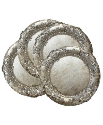 Keaton Serveware Embossed Charger Plates Set of 4