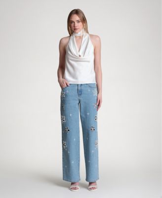 Women's Long-Tie Halter Top