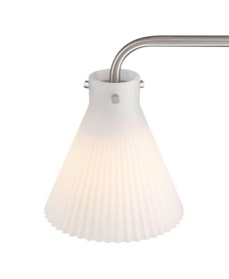 Possini Euro Cielo 33" Wide Brushed Nickel 4-Light Bath Light