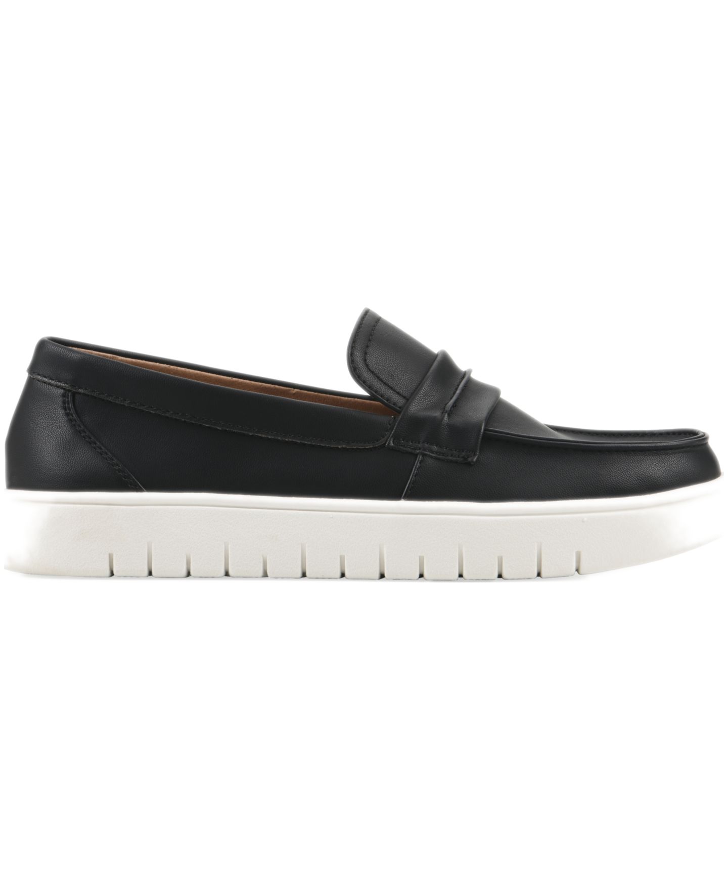 Женские туфли White Mountain Nocci FOM Recovery Penny Loafer, цвет: Чёрный гладкий — фото 2
