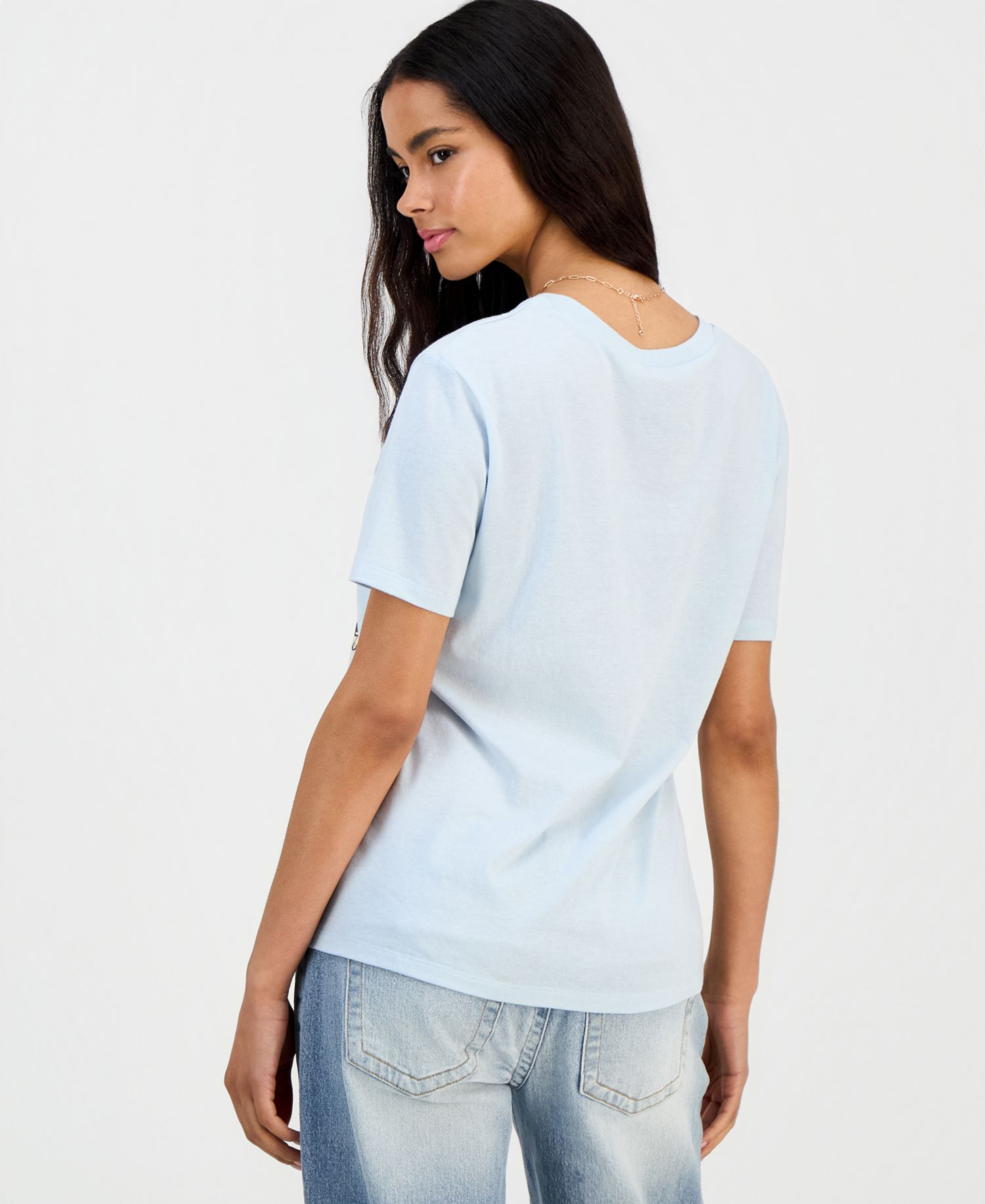 Juniors' Friends Graphic-Print Crewneck Tee