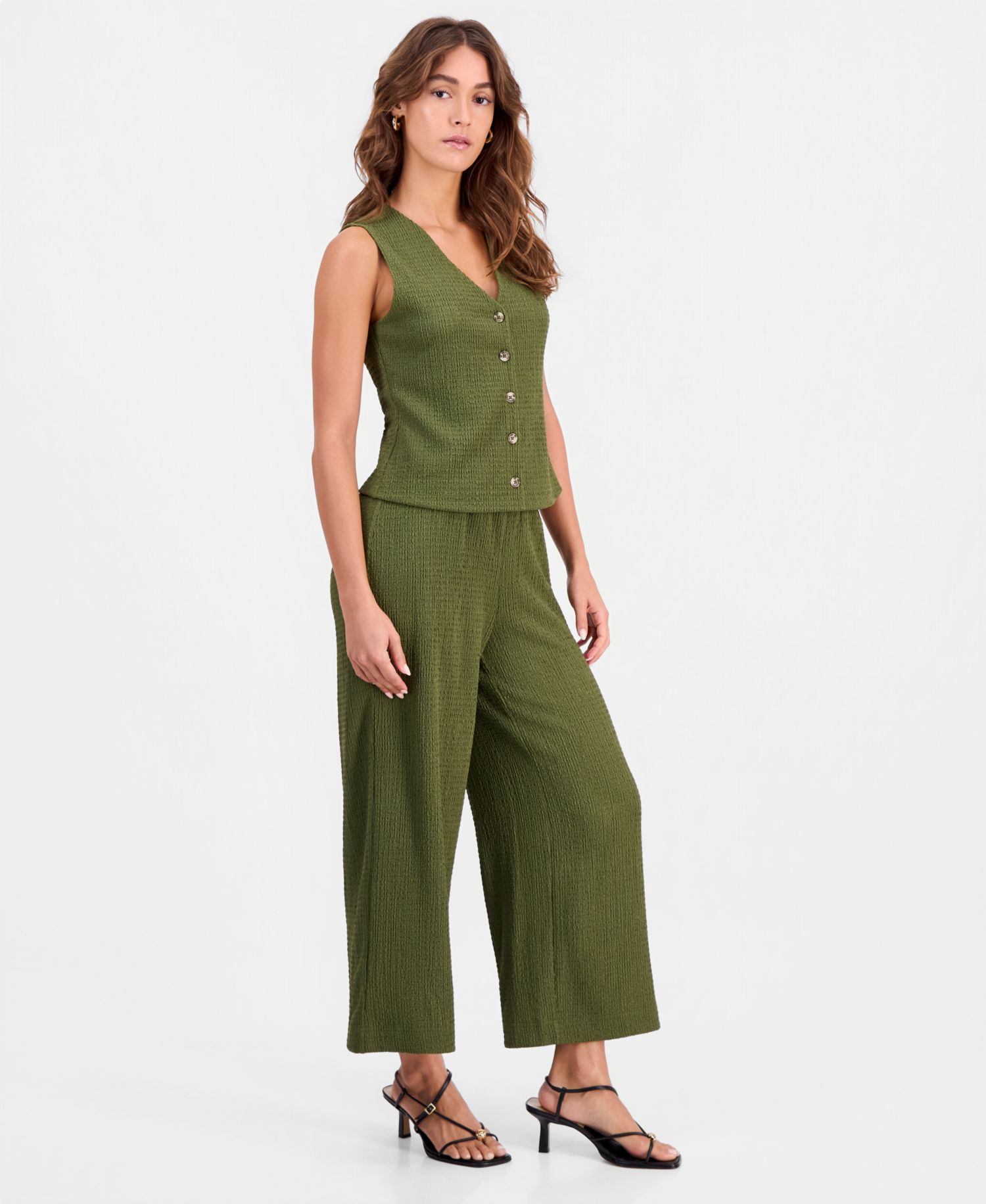 Women's Textured Knit Vest