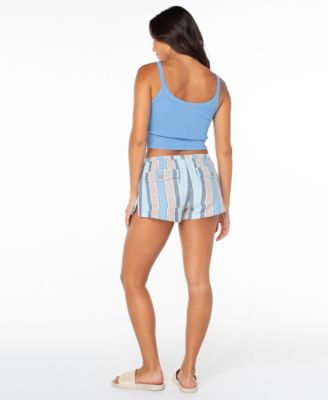 Women's Iyla Stripe Print Relaxed Fit Shorts