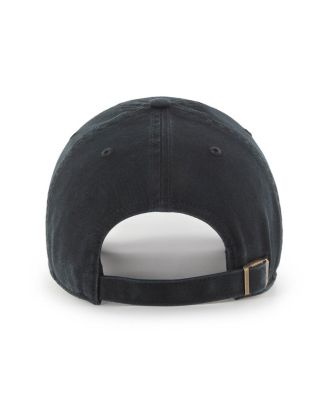 Men's Oklahoma City Thunder Black on Black Clean Up Adjustable Hat