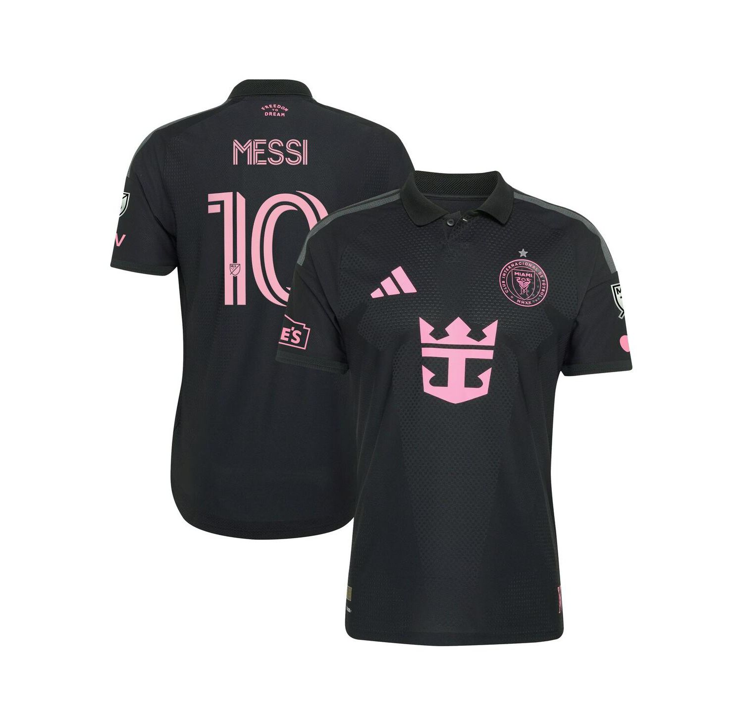 Men's Lionel Messi Black Inter Miami CF 2026 Presagio On-Field Authentic Patch Jersey
